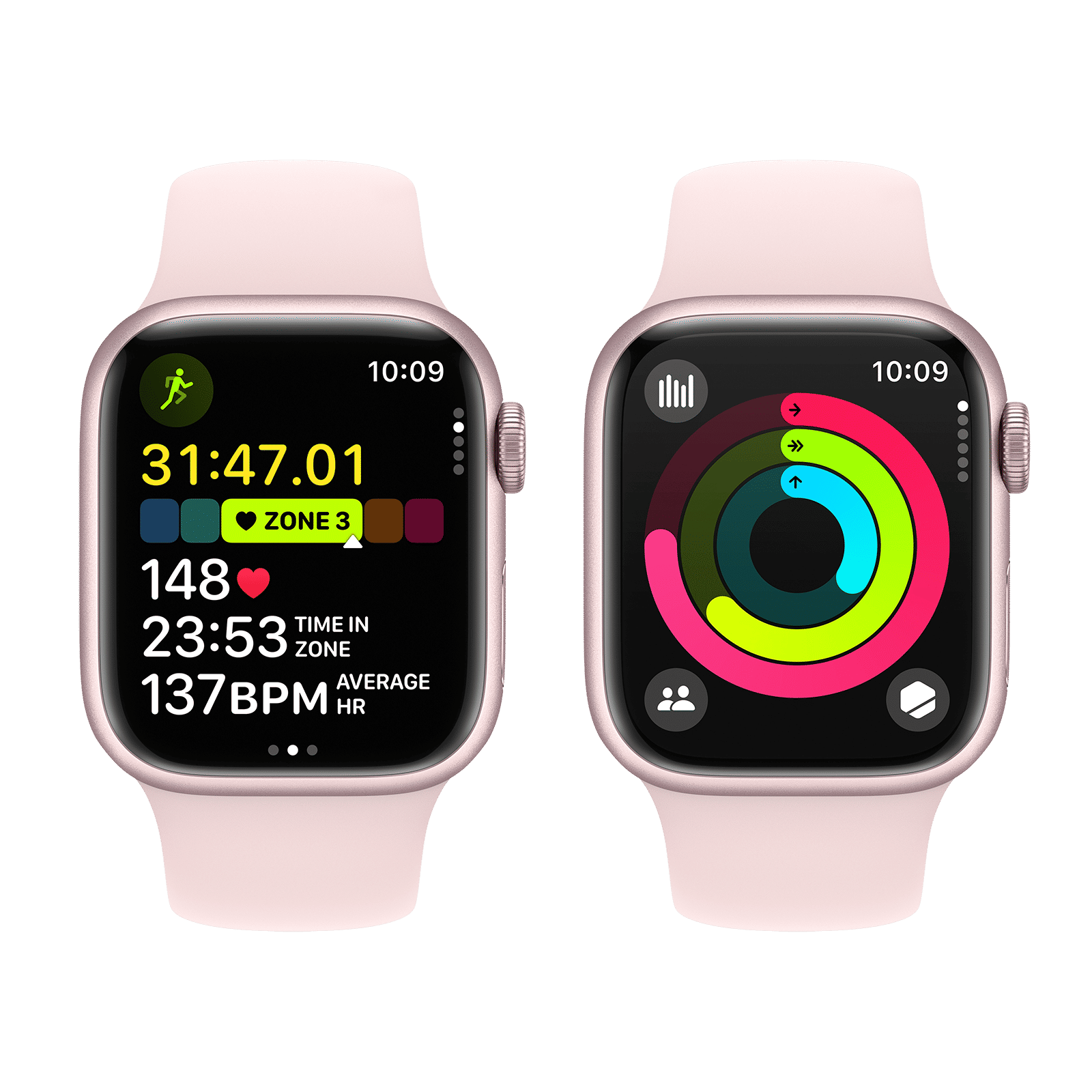 Buy Apple Watch Series 9 GPS+Cellular with Light Pink Sport Band
